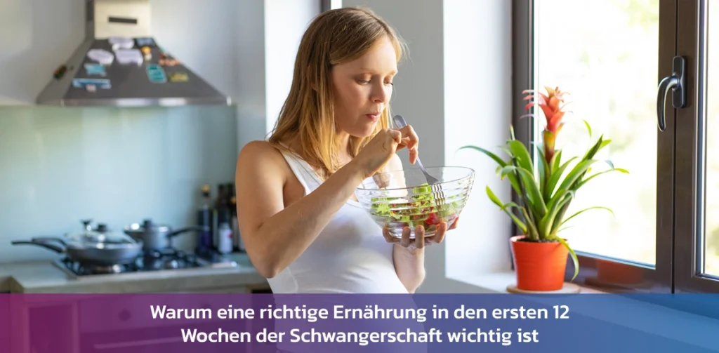 Ernährung im ersten Trimester der Schwangerschaft