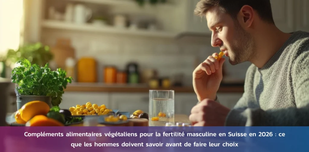 Compléments végétaliens pour la fertilité masculine
