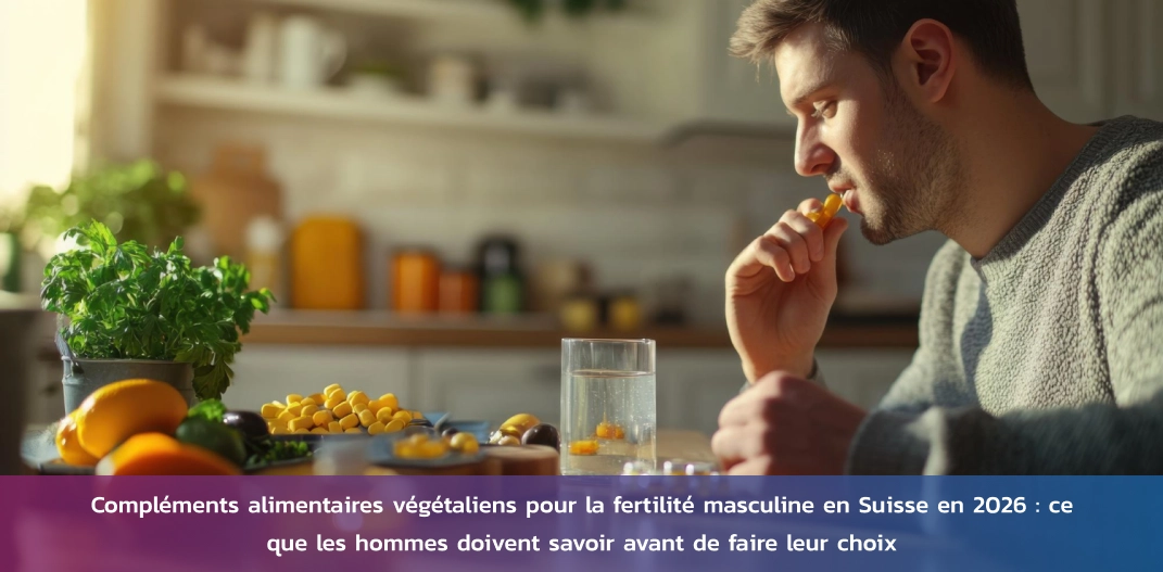 Compléments végétaliens pour la fertilité masculine