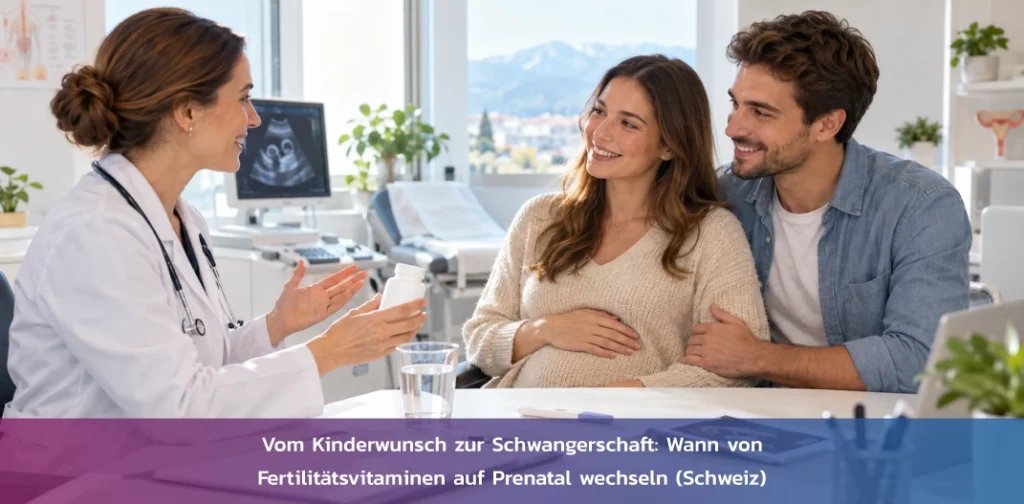wann von fertilitaetsvitaminen auf prenatal wechseln schweiz