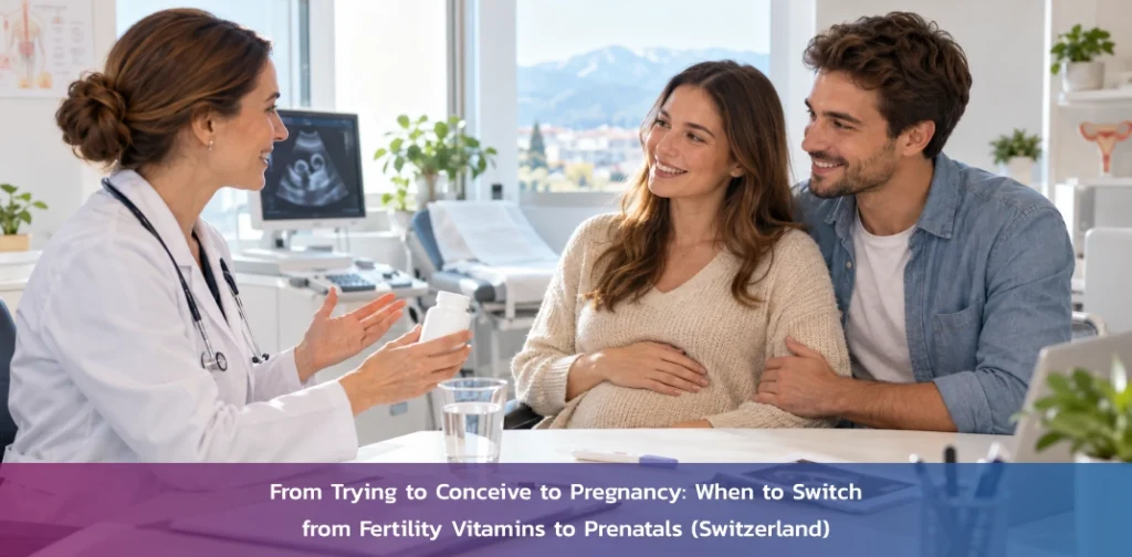 when to switch from fertility vitamins to prenatal switzerland