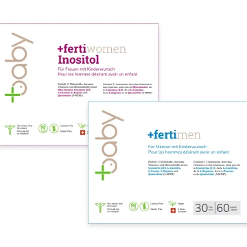 Combo +fertimen & +fertiwomen Inositol
